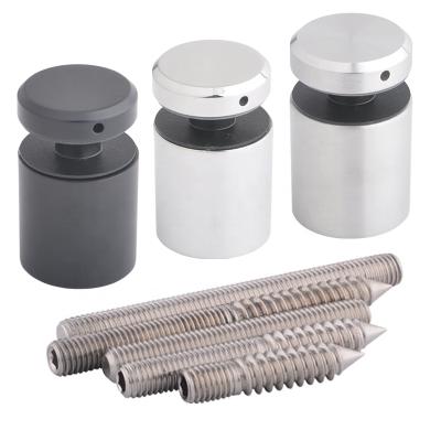 China Hotel Diameter 38x40 Adjustable Glass Stainless Steel Wall Mount Handrail Bracket for sale