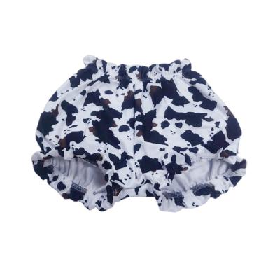 China Anti-pilling 2022 Kids Shorts Milk Silk Print Girls Pants Kids Lantern Shorts for sale
