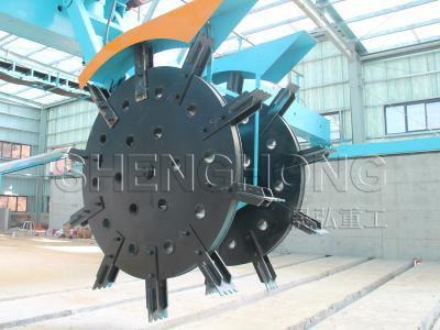 China Crawler Fermentation Equipment For Groove Type Compost Turning Machine 1.68m Deep Groove Technology for sale