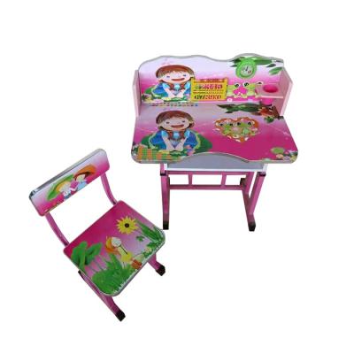 China Kleinkind-Kinderbaby-Studien-Tabellen-und Stuhl-blaues Rosa für kleinen Raum 80x50x10cm zu verkaufen