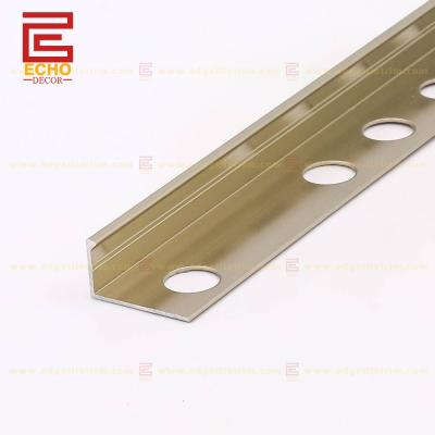 China 12.5mm Aluminum Straight Edge Tile Trim Tile Finishing Strip for sale