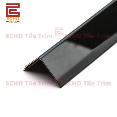 China Black Stainless Steel Tile Trim Corner Molding Beading For Tiles for sale