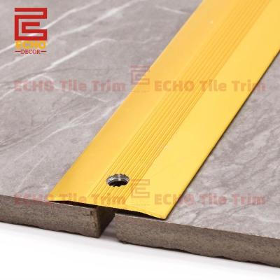 China Hardhout tot tegel Aluminium vloer overgangsstrips Cover Trim Molding Te koop
