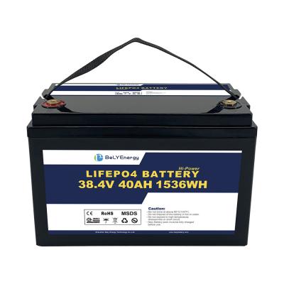 China Bely Energy Factory Price 36V 40AH Lifepo4 200ah For EV Marine for sale