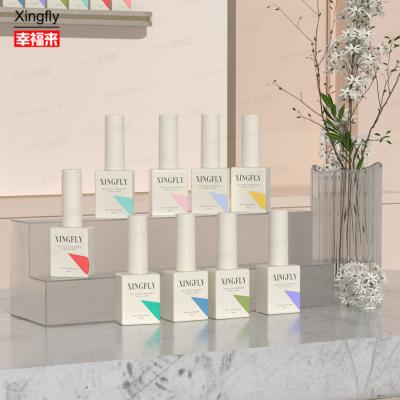 Chine 12 ml de vernis à ongles à gel carré, vernis à ongles UV, bouteille en verre avec bouchon de pinceau à vendre