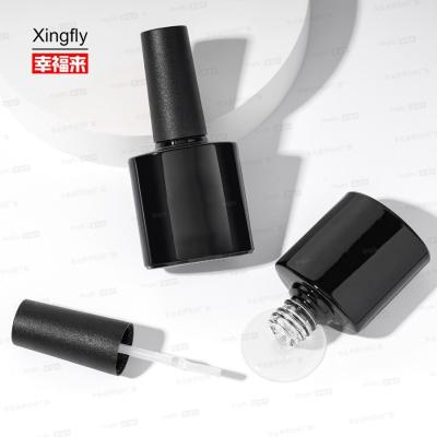 China 8 ml gellak lege glazen fles met kap borstel Fabriek Groothandel voor UV gel nagellak Te koop