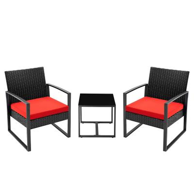 China 2022 Hot Sale Modern New Product Leisure Furniture Garden Luxury Outdoor Patio Rattan Wicker Furniture Sets For Yard And Hotel for sale