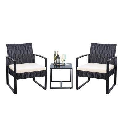 China New Design Modern Rattan Wicker Furniture Sets Outdoor Garden Patio Furniture Patio Conversation Rocking Furniture for sale