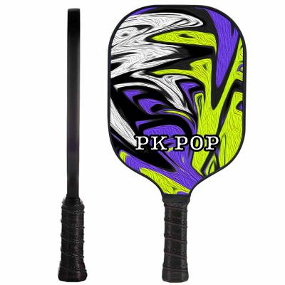 China Customized color Customize Carbon Fiber China Outdoor Carbon face Nomex Honeycomb Carbon Fiber USAPA Pickleball Paddle Balls for sale