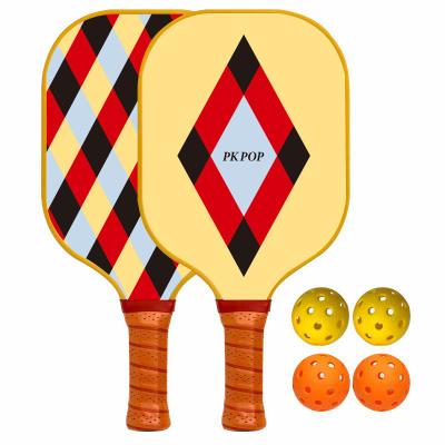 China Customized color Carbon face Nomex Honeycomb Customize PP Honeycomb inner pickelball paddle Indoor Outdoor Pickleball racket for sale