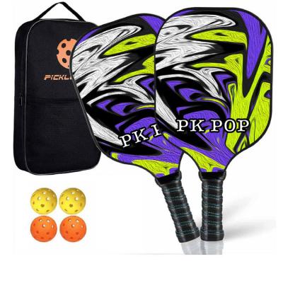 China Customized color High standard in quality Thermoforming Sealing Edge Paddle wholesale pickleball paddle fiber glass for sale
