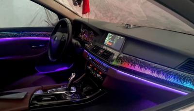 China Ambient lights LED Star carbon fiber rainbow symphony dynamic (mold design) for BMW 5 Series(2011-2017) for sale