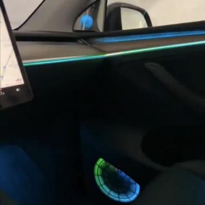Cina Luce ambiente a colori fantasma per Tesla Y (21-22) in vendita