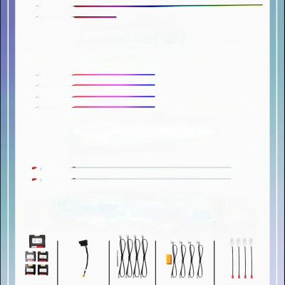 Cina LED 20 luci luce ambientale a colori fantasma per Audi Q8 (19-24) in vendita