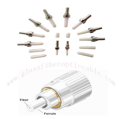 China Non standard products can be customized Varied End faces WHITE Fiber Optic Ceramic Ferrule for sale