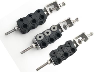 China RF coaxial feeder cables RRU Fiber Optic Cable Power Cable Combined Hole Cable Clamp for sale