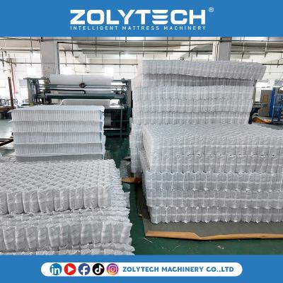 China Eco-Friendly Mattress Core Bed Net Production Pocket Spring Mattress With No Adhesives for sale