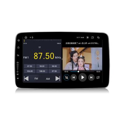China GPS 1din 2din android11 universal 360 degree rotatable car dvd radio player for sale
