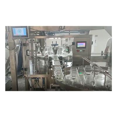 China Food Meat Ball Packing Machine / Machine Production Bag Filling And Sealing Line for sale