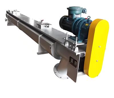 China Equipo de transporte de polvo de carbón de grados industriales con conducción en espiral de gránulos de plástico en U-Channel, cemento, mortero, lodo en venta