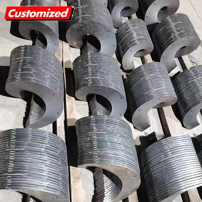 China Gemakkelijk te bedienen schroefconveyor Mini Continuous Forming Schroefconveyor Spiral Auger Vlucht Te koop
