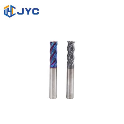 Κίνα 4 Flutes End Mill Carbide 65 HRC For Steel Cutting προς πώληση