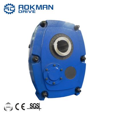 China Building Material Stores SMR Shaft Mounted Gear Reducer Helical Electric Motor Speed Reducer For Belt Drive for sale
