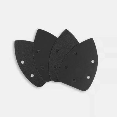 China Customized Color Round Disc Silicon Carbide Sanding Paper for Triangle Shape for sale