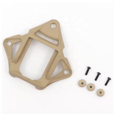 China Fixed mount tactical metal helmet plate adapter helmet nvg mount base tactical helmet accessories for sale