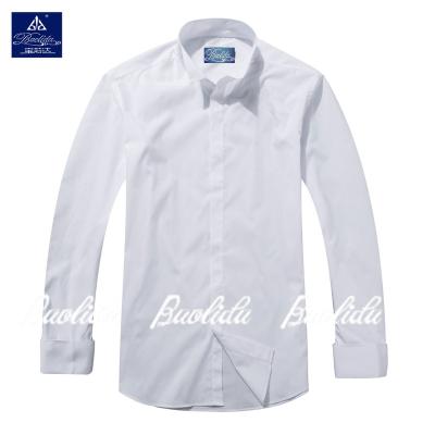 China OEM Tuxedo Cufflinks Long Sleeve Anti-Shrink Hot Sale Dress Shirt for sale