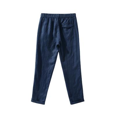 China Breathable casual linen pants for men for sale