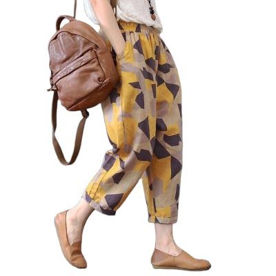 China Breathable Casual Leisure Comfortable Loose Pants For Women for sale