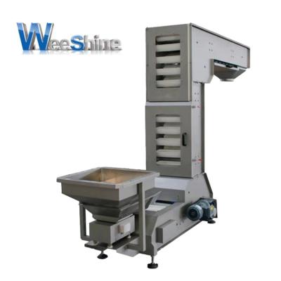 China PU Fire Resistant Industrial Belt Stainless Steel Automatic Conveyor For Food Weighing Packaging Machine With High Speed Electric Motor for sale