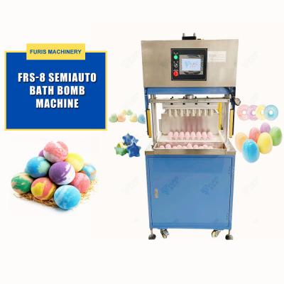 China Factory Semi Auto Touch Screen Operation China Bath Salt Bath Bomb Press Machine Hydraulic Four Column Press for sale
