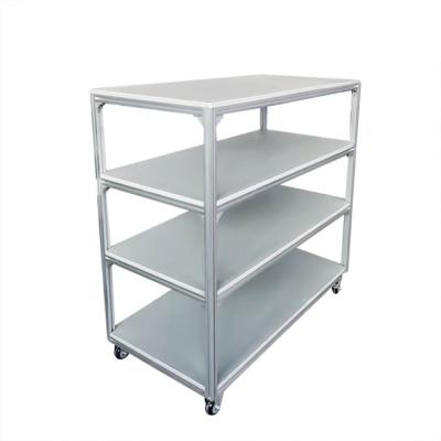 China SUNQIT Aluminum Alloy 6063-T5 Good Prices Industrial Multifunctional Aluminum Profile Material Bracket for sale
