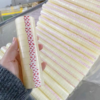 China 22 Years Factory Stationery Tapes Clear/Transparent Yellowish OEM Custom for sale