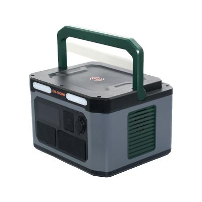 China 1000w wireless generator solar charging station with AC 110v/220v for outdoor emergency for sale