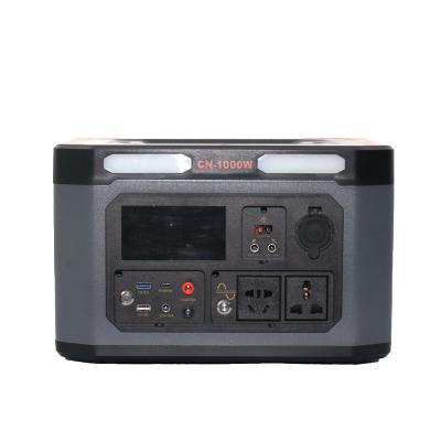 China 1000W Power Station Solar Power Storage Wireless Charging Portable Outdoor Camping Fast Lithium Ion Battery for sale