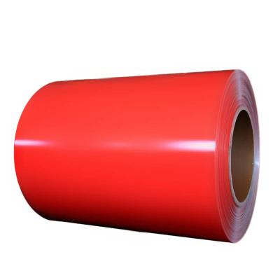 China 3003 H24 Red Color Pvdf Aluminium Sheet Coil For Curtain Wall for sale