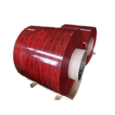 China 3003 Wood Grain Aluminum Coil Wood Aluminum Sheet for Kitchen Cabinet Panel for sale