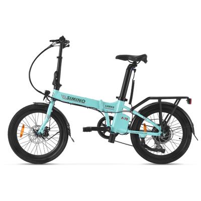China Wholesale Customized SIMINO 20 Inch Alloy Folding Bike Frame 7 Speed City Aluminum Foldable Bicycle For Adults for sale