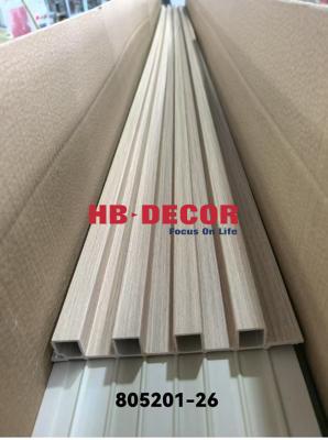 China Lower Fluted Wpc Panel Buiten Lang Levensduur Te koop
