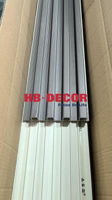 China Wpc Hout Slat Panel Indoor Wpc Room Partition Custom Kleuren Imitatie Marmer Textuur Breedte 100mm-300mm Aanpasbaar Te koop