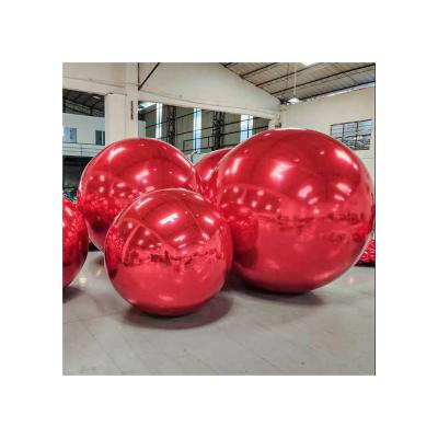 China All Hot Sales Cheap Colorful Inflatable PVC Ball /Inflatable Christmas Mirror Reflective Sphere/Inflatable Sphere Mirror Balloon for sale