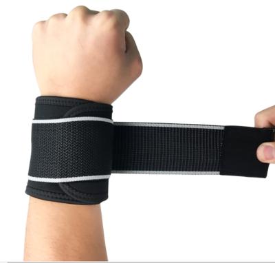 China Breathable Adjustable Elasticity Sports Weightlifting Traction Wrist Support Gym For Basketball Badminton Tennis Equipment for sale