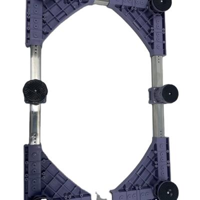 China Multifunctional Adjustable PP Stainless Steel Refrigerator Movable Base Rack SKM for sale