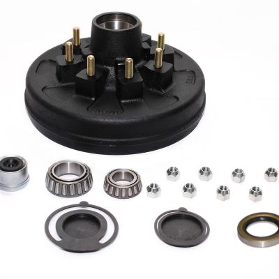 China Trailers Trailer Spare Parts 12'' Trailer Brakes Trailer Brake Drum With 8 Holes for sale
