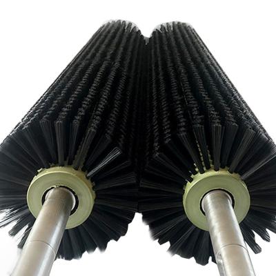 China Zubereitungsgröße Rollerbürste Nylon-Material-Bürsten für Knoblauch-Pellerkartoffeln zu verkaufen