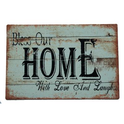 China Home Decoration Anti-Slip Heat Transfer Printing Polyester Door Mat for sale
