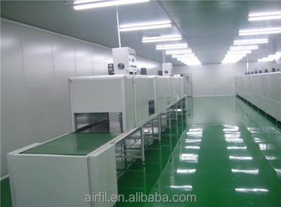 China Modulaire schoonruimte Standards Plafond FFU Schoonruimte Met Sandwich Panel Te koop